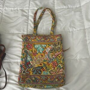 Vera Bradley Provençal laptop tote.